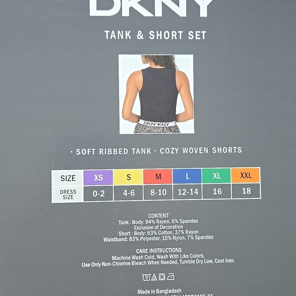DKNY Tank and Shorts Set - Picture 2 of 4